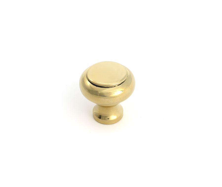 Polished Brass Regency Cabinet Knob - Small