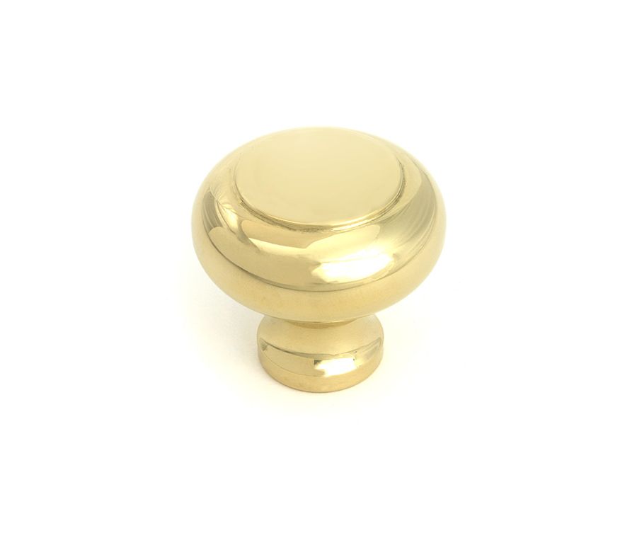 Polished Brass Regency Cabinet Knob - Large