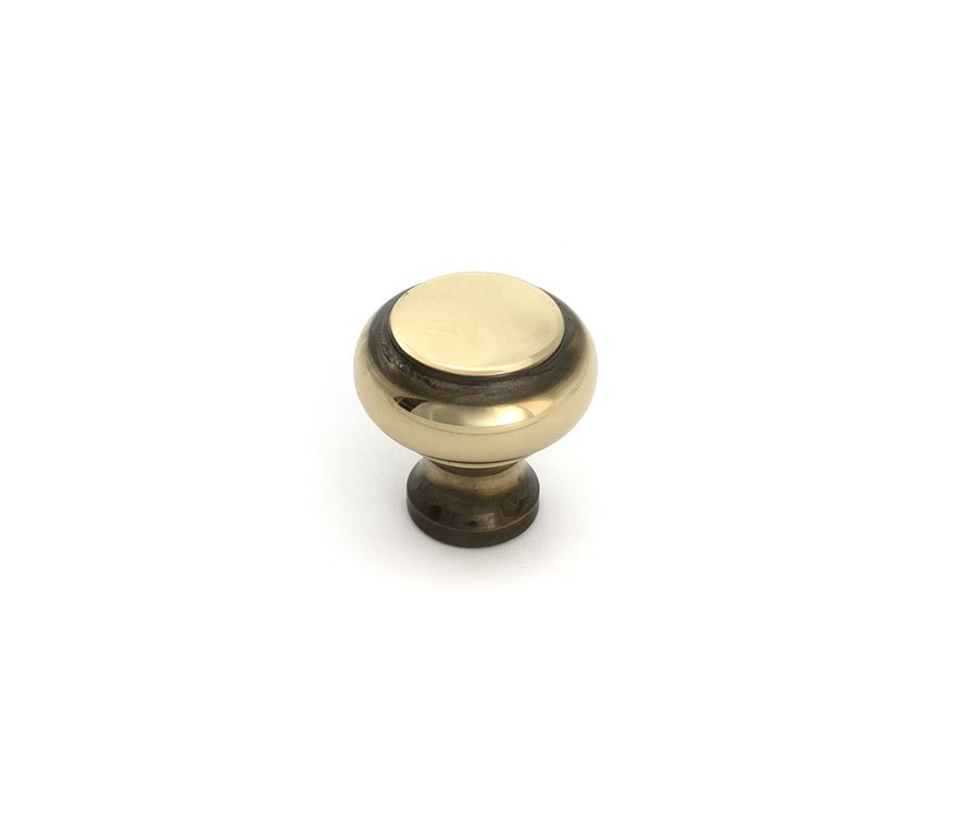 Aged Brass Regency Cabinet Knob - Small