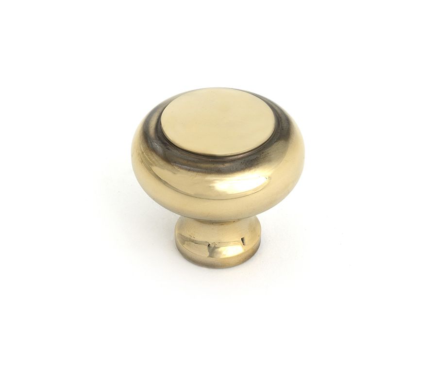 Aged Brass Regency Cabinet Knob - Large
