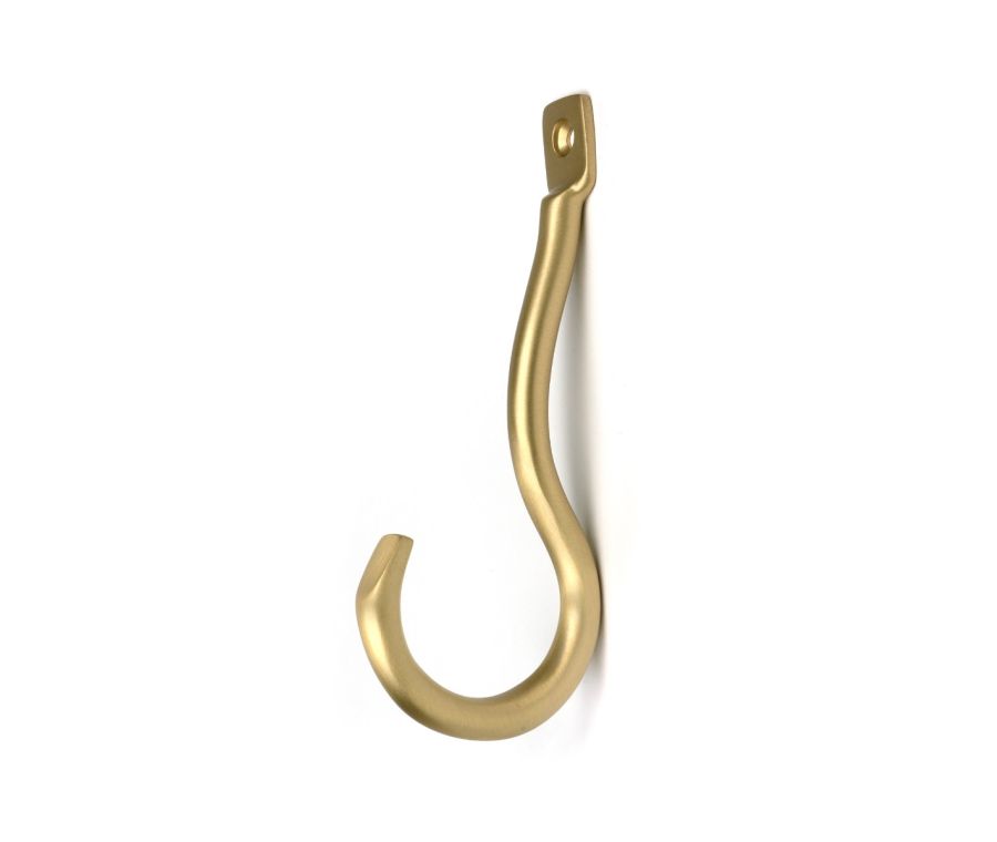 Satin Brass Anchor Coat Hook  |  52213