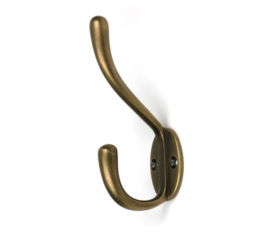 Burnished Brass Newbury Hat & Coat Hook  |  52224