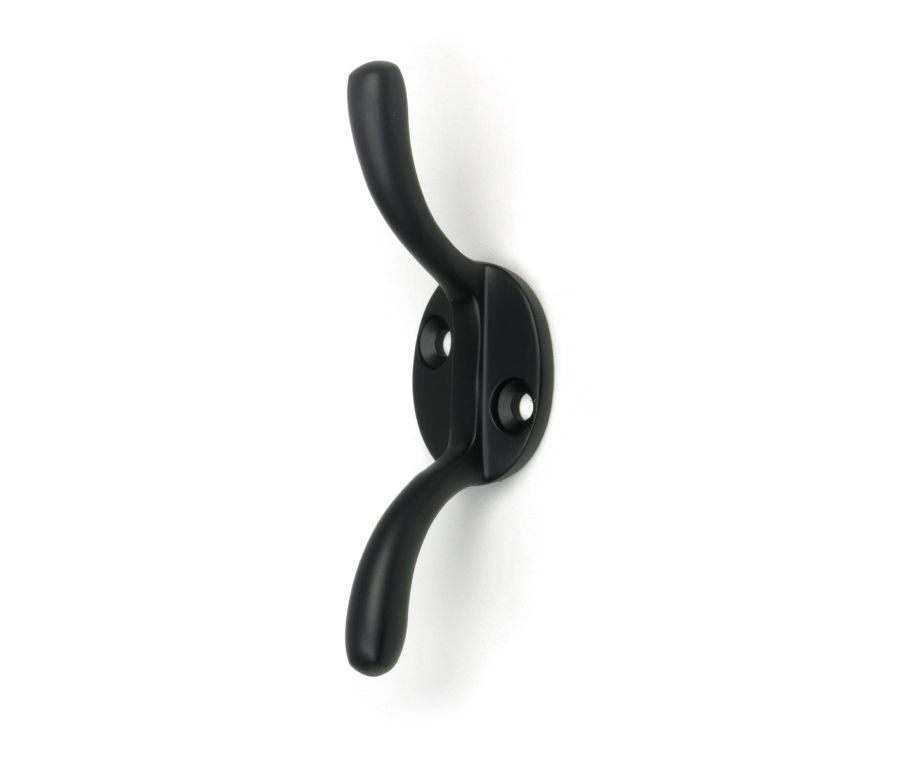 Matt Black Newbury Cleat Hook  |  52247