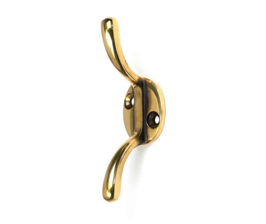 Aged Brass Newbury Cleat Hook  |  52248