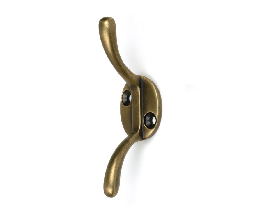 Burnished Brass Newbury Cleat Hook  |  52254