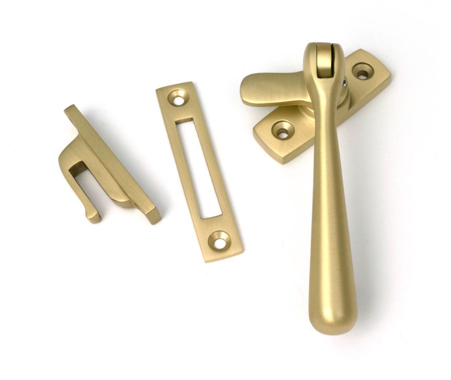 Satin Brass Locking Newbury Fastener  |  52314