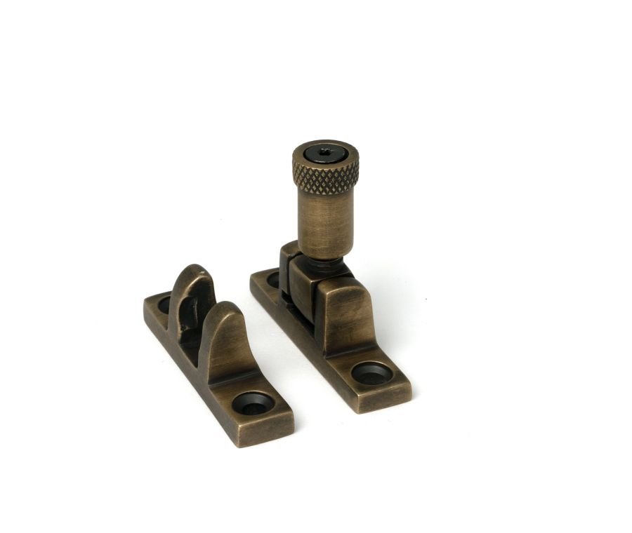 Burnished Brass Brompton Brighton Fastener - Narrow (Square)  |  52349
