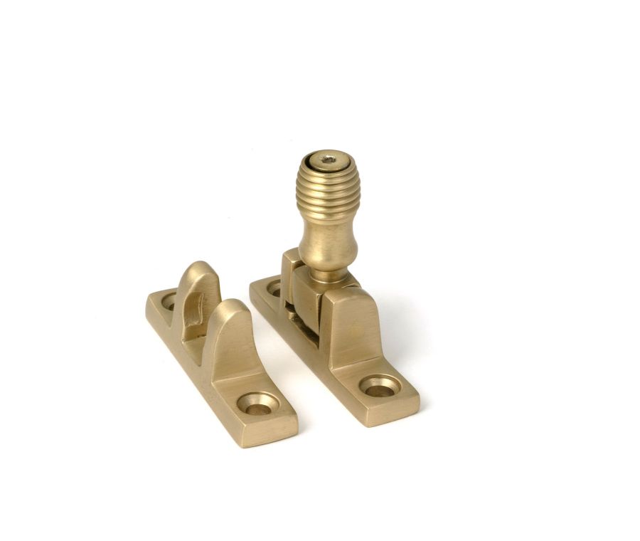 Satin Brass Beehive Brighton Fastener - Narrow (Square)  |  52355