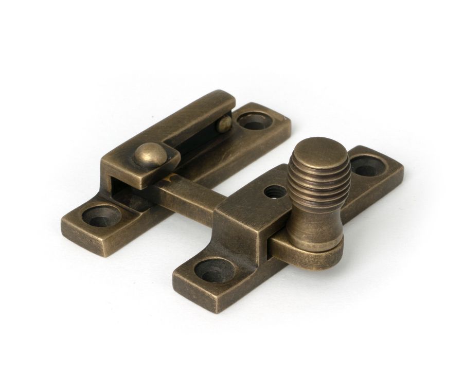 Burnished Brass Beehive Quadrant Fastener - Narrow  |  52359