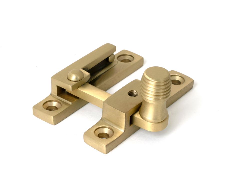 Satin Brass Beehive Quadrant Fastener - Narrow  |  52363