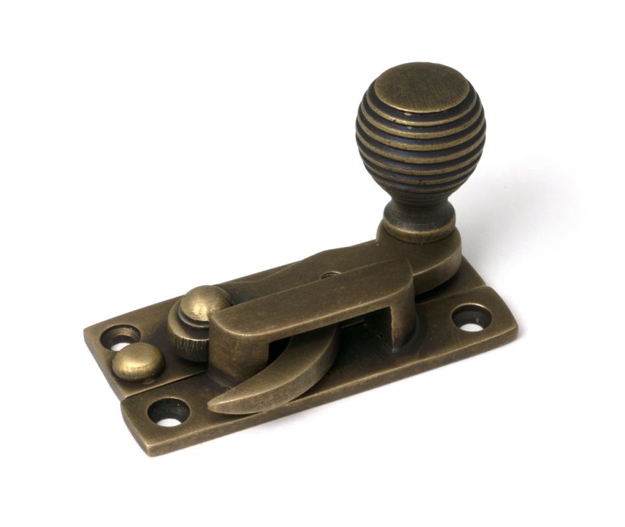 Burnished Brass Beehive Sash Hook Fastener  |  52365