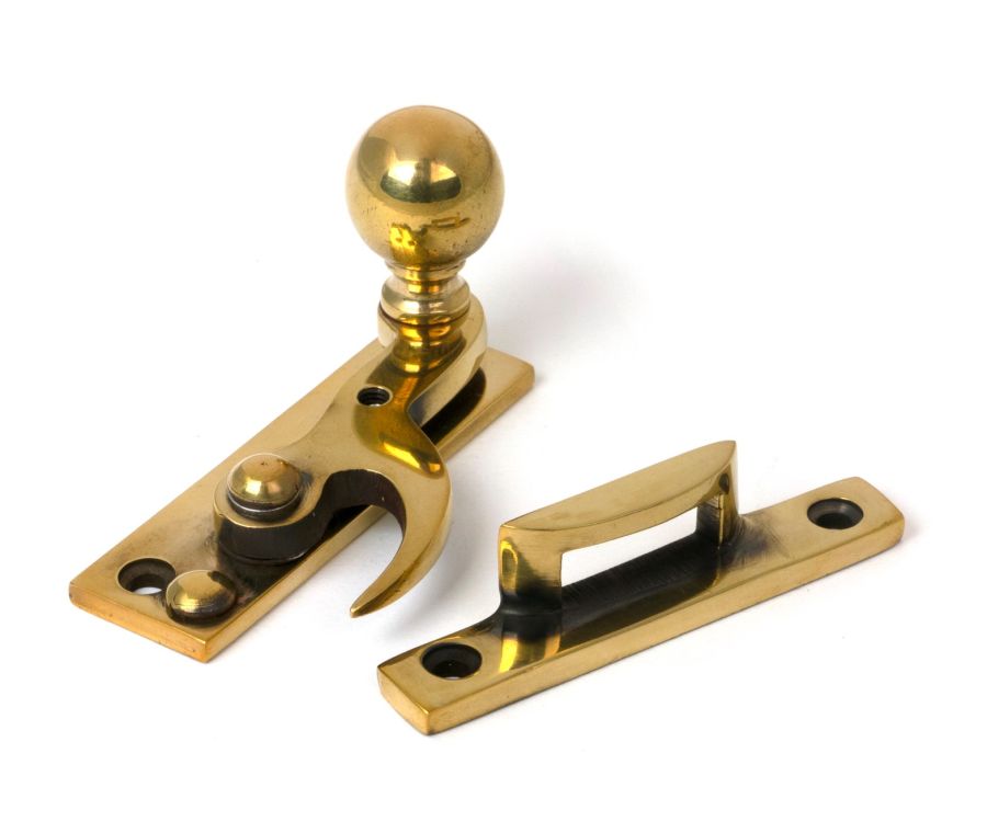 Aged Brass Sash Hook Fastener  |  52370