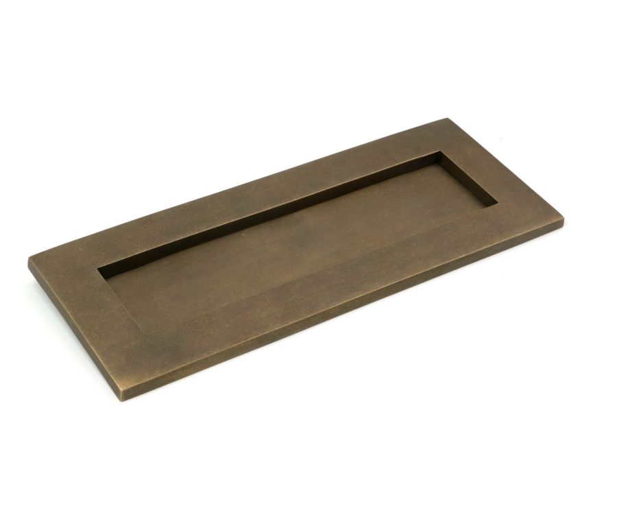 Burnished Brass Small Letter Plate  |  52407