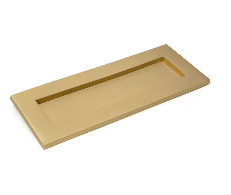 Satin Brass Small Letter Plate | 52409
