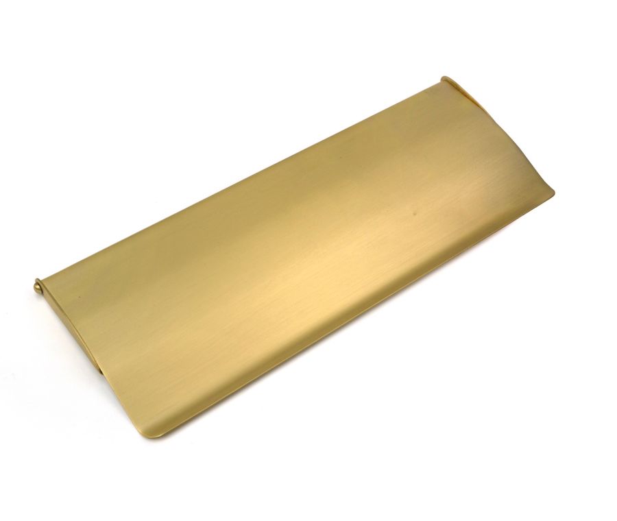 Satin Brass Large Letter Plate Cover  |  52414