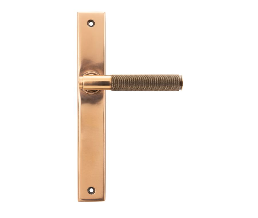 Polished Bronze Brompton Slimline Lever Espag. Latch Set  |  52417