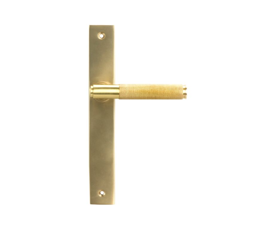 Satin Brass Brompton Slimline Lever Espag. Latch Set  |  52419