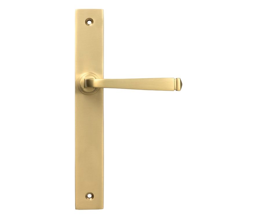 Satin Brass Avon Slimline Lever Latch Set  |  52431