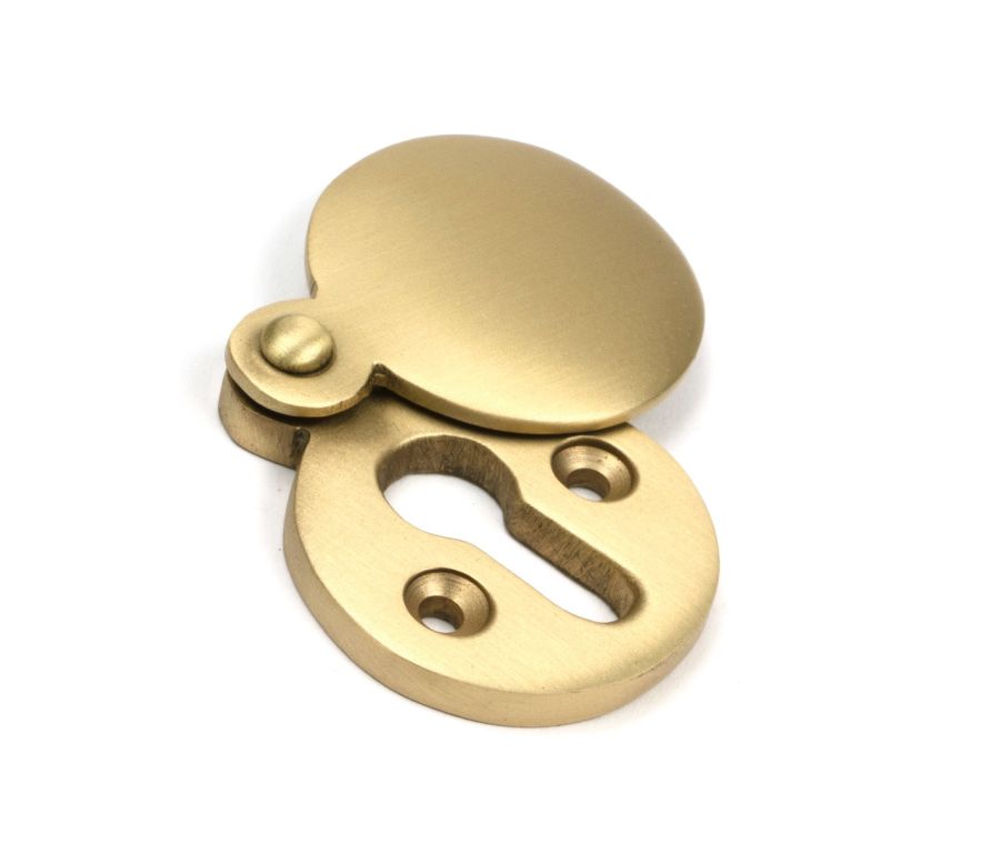 Satin Brass 30mm Round Escutcheon  |  52452
