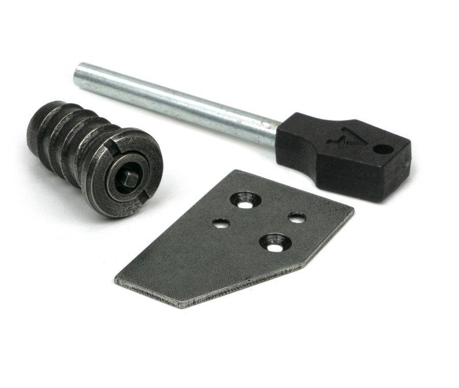 Pewter Key-Flush Sash Stop  |  52473