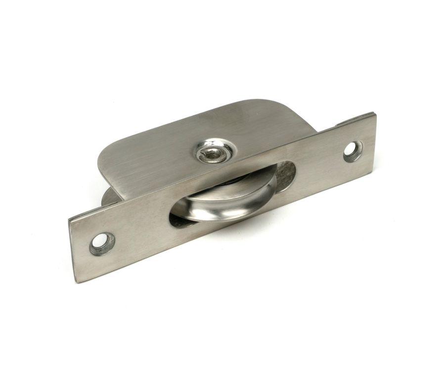 Satin Marine SS (316) Square Ended Sash Pulley 75kg  |  52480