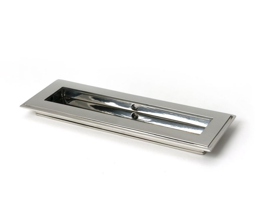 Polished Marine SS (316) 175mm Art Deco Rectangular Pull  |  52489