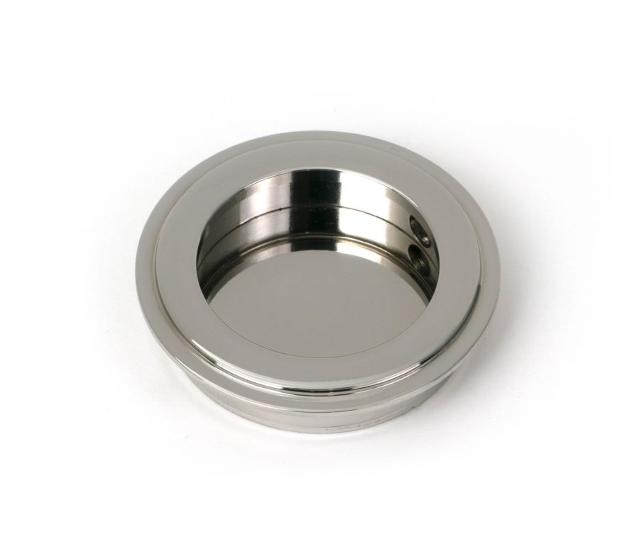 Polished Marine SS (316) 60mm Art Deco Round Pull  |  52505