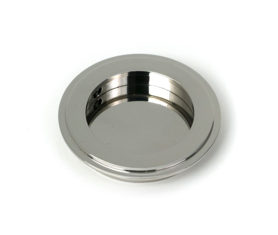 Polished Marine SS (316) 75mm Art Deco Round Pull  |  52507