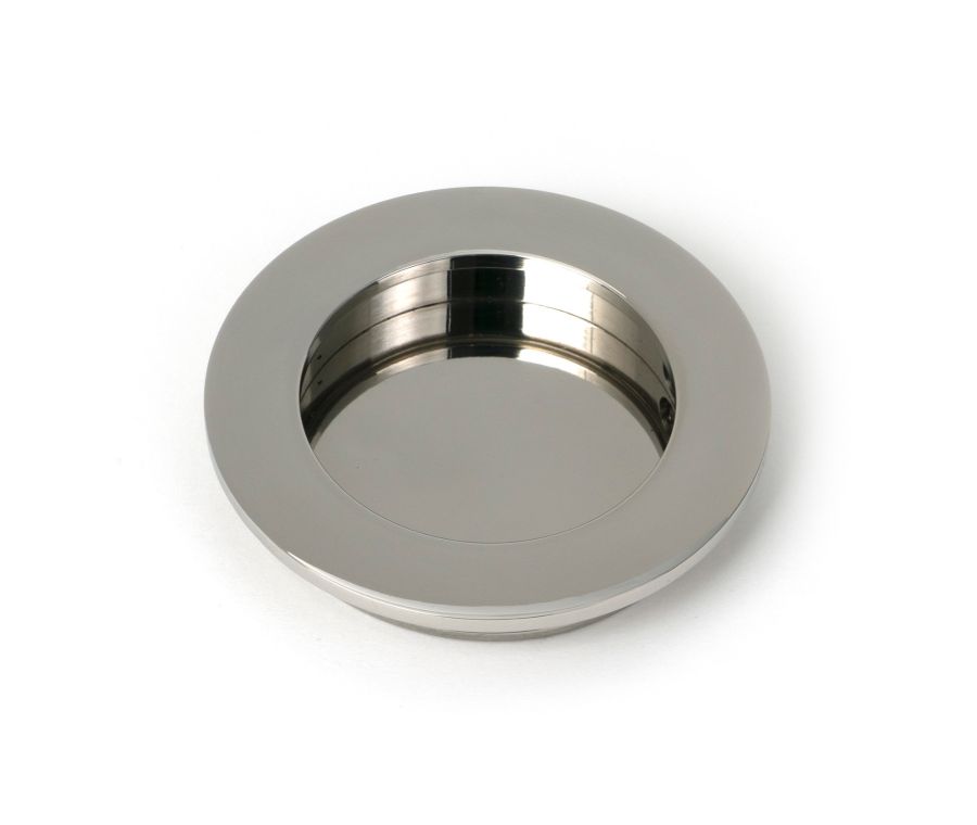 Polished Marine SS (316) 75mm Plain Round Pull | 52511