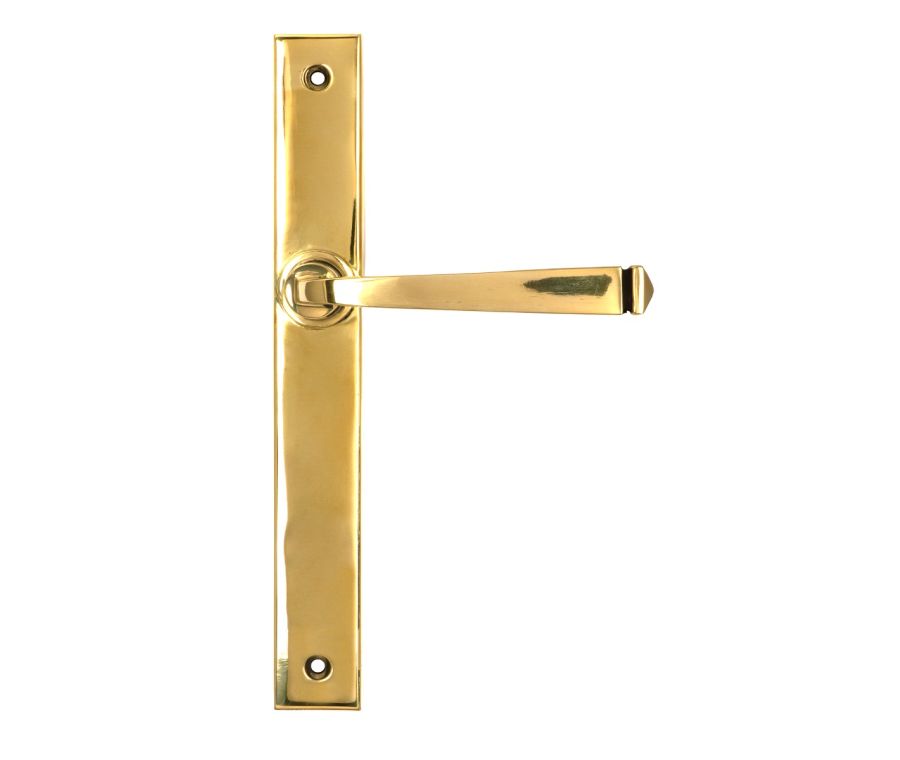 Polished Brass Avon Slimline Lever Espag. Latch Set  |  52543