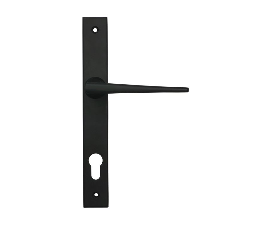 Matt Black Eaton Slimline Lever Espag. Lock Set  |  52606