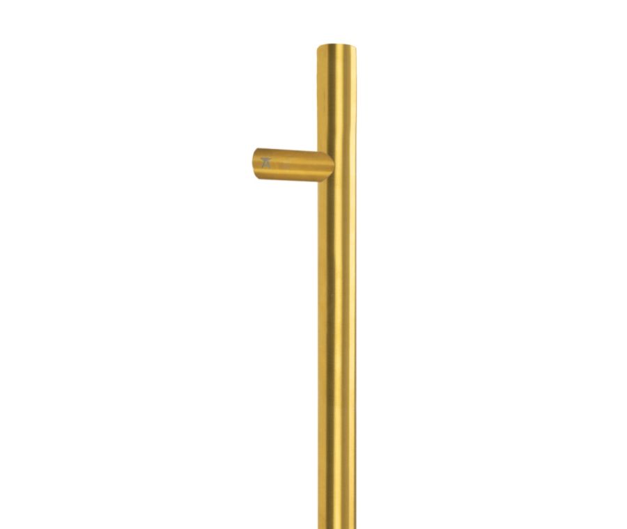 Aged Brass (316) 1.5m Offset T Bar Handle Secret Fix 32mm Ø  |  52626