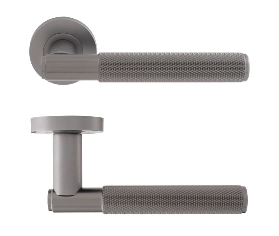 Eclipse Insignia Dark Bronze Knurled Lever Handle | 63236