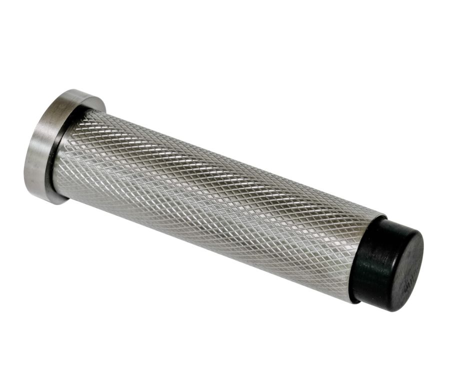 Dark Bronze 76mm Knurled Skirting Door Stop | 63746