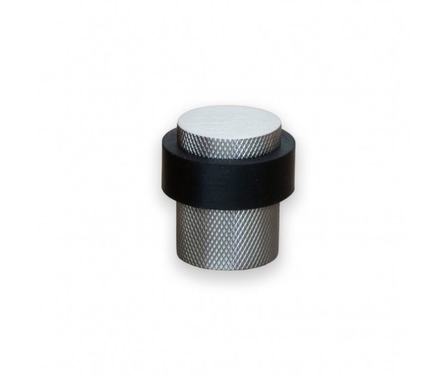 Satin Stainless Steel 30mm Knurled Floor Door Stop | 63762