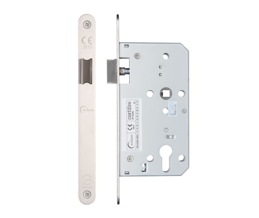 Ultimate Satin Stainless Steel 55mm DIN Latch - Radius | IXL0055LSSS/R