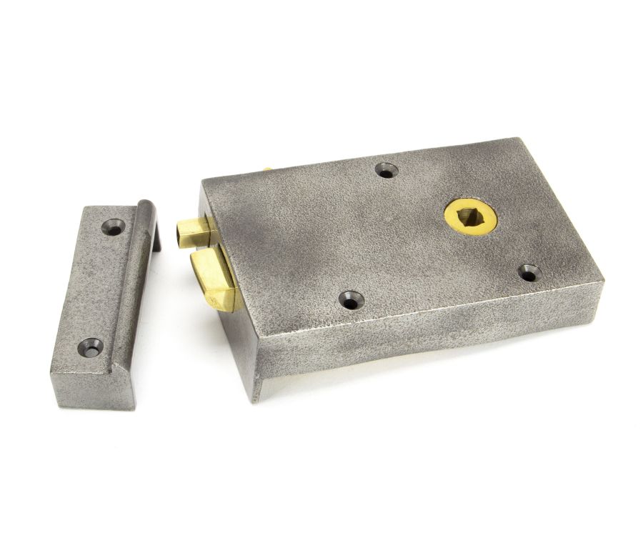 From the Anvil Iron Right Hand Bathroom Latch | 83576