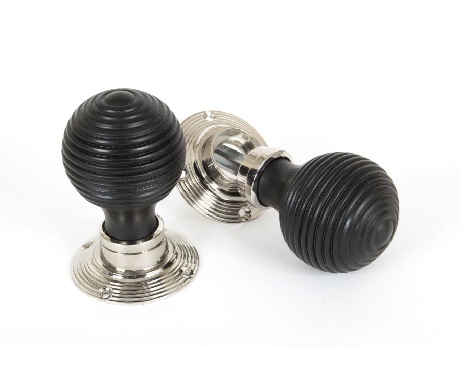 Polished Nickel & Ebony