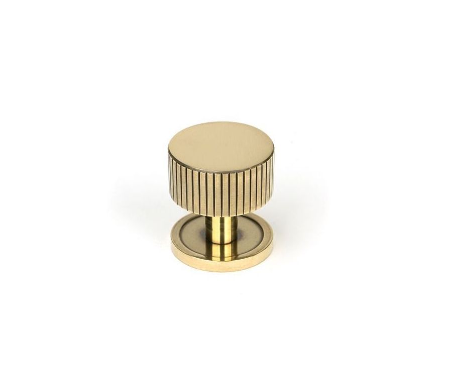 Anvil Aged Brass Judd 32mm Cabinet Knob (Plain) | 50380