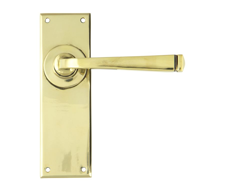 Set From the Anvil Aged Brass Avon Lever Latch Furniture | 90362