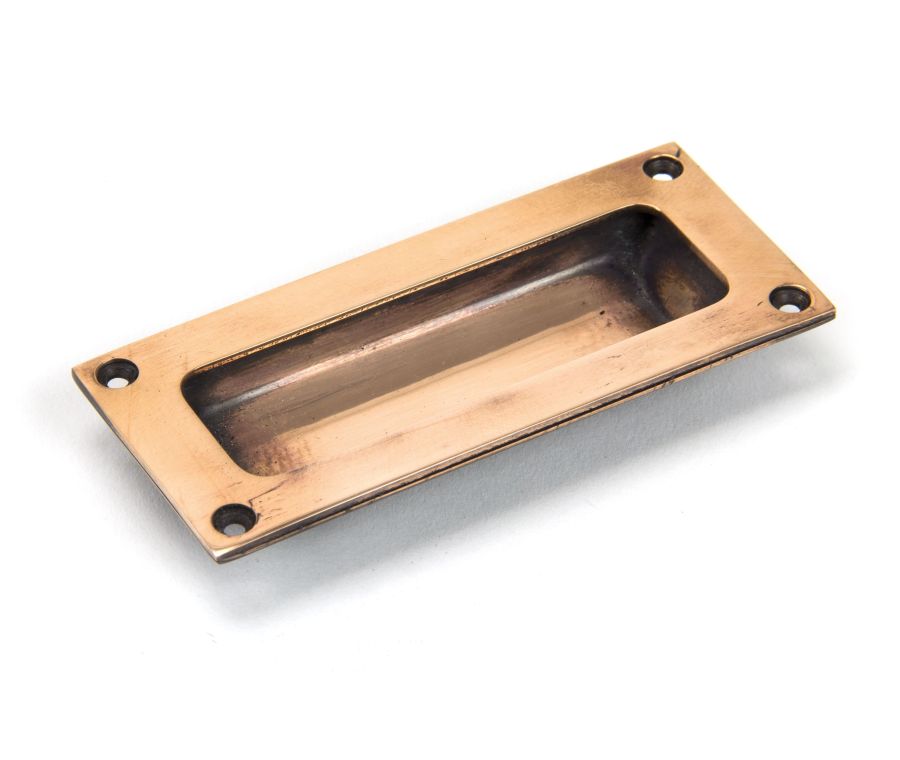 From the Anvil Polished Bronze Period Flush Pull Handle | 91960