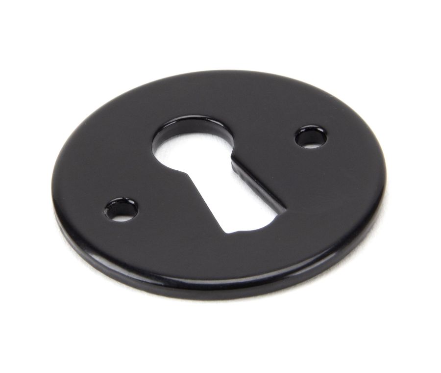 From the Anvil Black Round Regency Standard Escutcheon | 92072