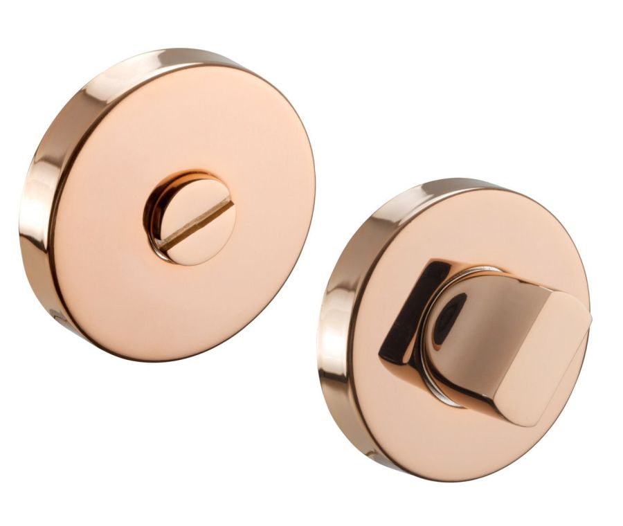 Set Copper (Rose Gold) Bathroom Turn & Emergency Release | A9010CU