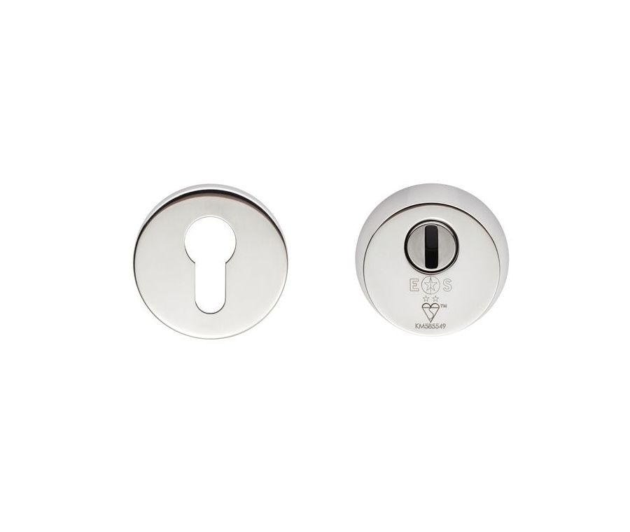 Polished Bright Stainless Steel 2 Star * Security Escutcheon | AEB1750BSS