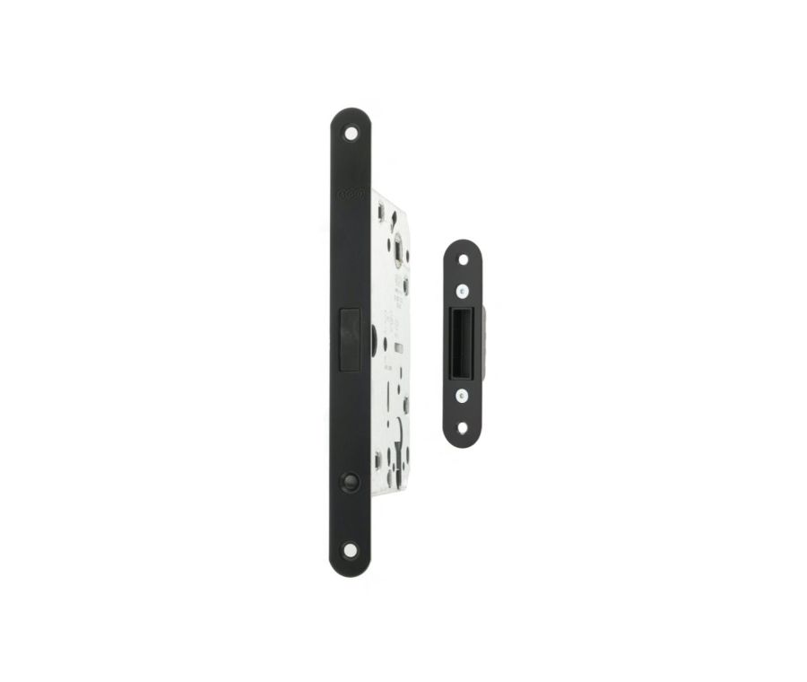 Matt Black AGB Polaris 2XT Magnetic Euro Sashlock 60mm backset | AGB2XTEMB