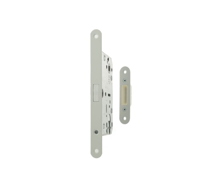 White AGB Polaris 2XT Magnetic Euro Sashlock 60mm backset | AGB2XTEWH