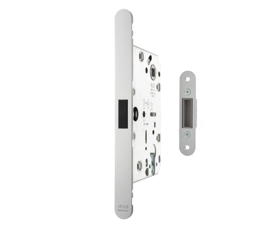 Polished Chrome AGB Revolution XT Magnetic Euro Sashlock 60mm backset | AGBMLEPC