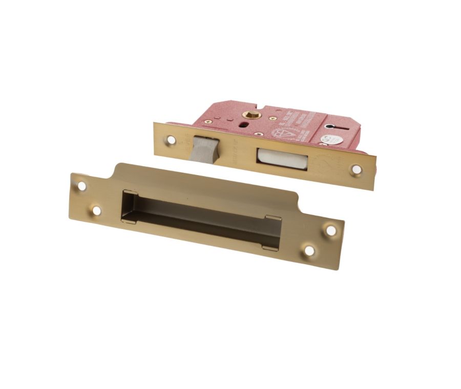 Satin Brass 76mm (3