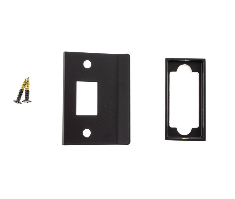 Atlantic Matt Black Tubular Latch Rebate Kit | ALREBMB