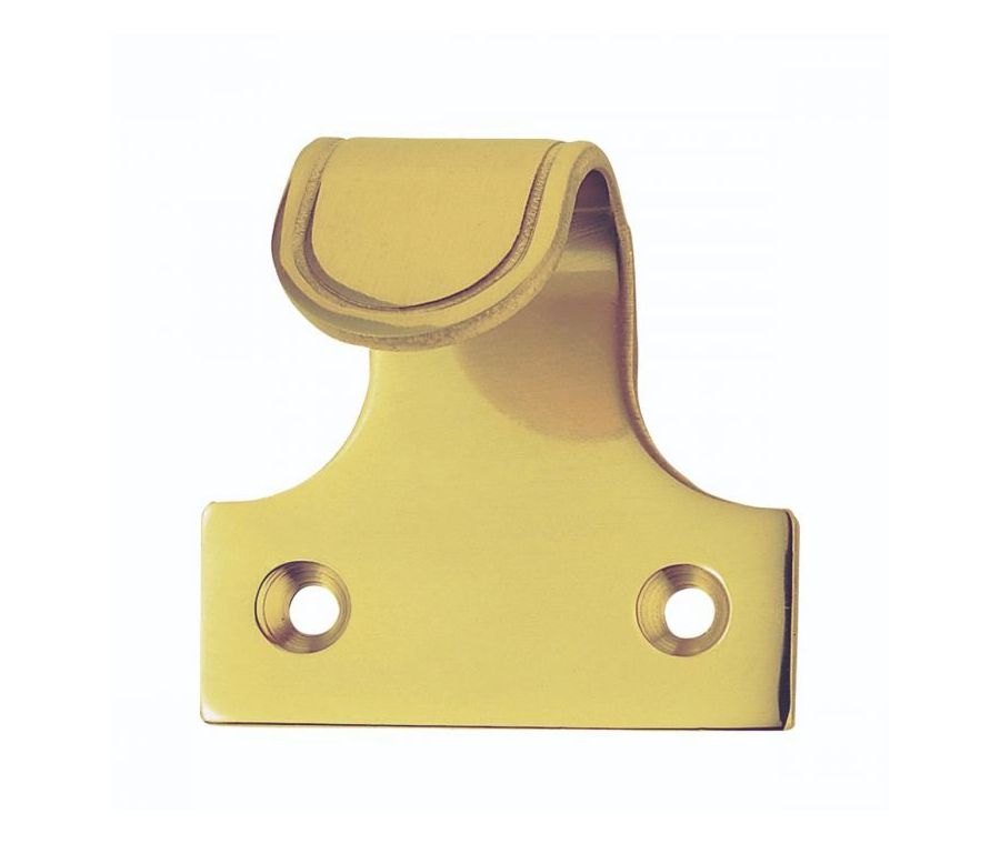 Polished Brass Grooved Sash Lift | AQ42PB